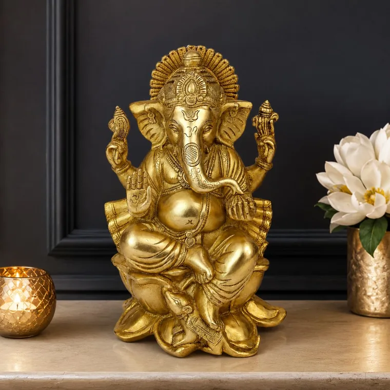 Kartique Ganesha on Lotus